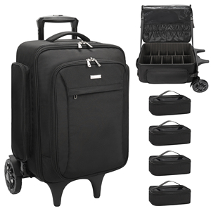 Vali kéo đựng đồ trang điểm cỡ lớn Relavel, ba lô đựng đồ trang điểm cho chuyên viên trang điểm, hộp đựng dụng cụ làm tóc, túi đựng mỹ phẩm - Product Image 1