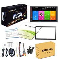 Autoradio Android Flysonic avec application Mirror Link MP5 2 Din 7 pouces écran tactile HD, lecteur multimédia audio pour voiture