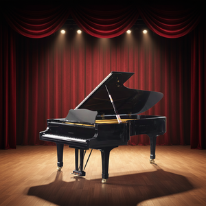 Piano à queue classique en bois massif CF 88 touches - Product Image 1