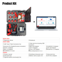 Outils de diagnostic de base Engine Dance X5 pour camions et tous véhicules utilitaires lourds - Version sans programmation