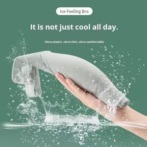 <span class=keywords><strong>Sujetador</strong></span> Deportivo Ultrafino de Nailon Estilo Gótico, <span class=keywords><strong>Sujetador</strong></span> de Seda Helada para Mujer, Personalizado, Talla Grande, Transpirable, para Pecho Grande, <span class=keywords><strong>Sujetador</strong></span> Deportivo sin Costuras para Mujer - Product Image 2