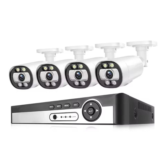 4CH 4K 8MP IP NVR Kit 4PCS 5MP CCTV Security PoE Camera System Network Video Recorder Camera Set