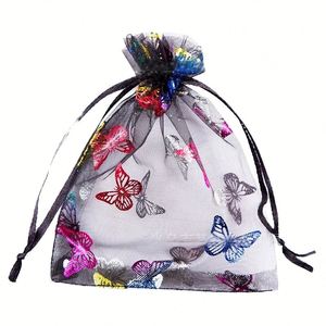 7*9cm Christmas Organza Drawstring Storage <b>Bag</b> Set for Jewelry & Cosmetics Eco-Friendly Living Room Lace Packaging - Product Image 4