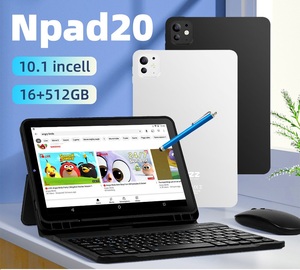 Tablet PC Npad20 de 10.1 Pulgadas, Éxito de Ventas 2026, 16 GB, 512 GB, 5G, WiFi, Compatible con Tarjeta SIM, Google Play, Teclado y Funda de Cuero Incluidos - Product Image 1