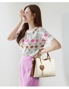 Large Capacity Ladies Handbag New Fashion PU Leather Shoulder <b>Bag</b> Fashion Hand <b>Bags</b> <b>for</b> Woman Trendy - Product Image 2