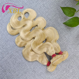 XBL Oferta de Navidad 613 <span class=keywords><strong>Hunan</strong></span> Virgin Remy Hair Bundle Birmano Raw 613 Extensión humana Almacén de ultramar Blond Wave Alta calidad" - Product Image 1