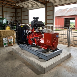 Generador de 50KW 80KW 200KW 500KW 100KVA 300KVA 400KVA Tipo Abierto, Energía de Respaldo Industrial, Venta Directa de Fábrica HSD-80YN - Product Image 1