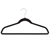 Großhandel Custom Multi color Velvet Dress Hangers 50er Pack für Anzug
