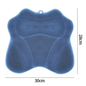Alfombrilla Antideslizante para Baño, con Ventosas, para Lavar los Pies, Masajeadora, en <span class=keywords><strong>Azul</strong></span>, Rosa y Gris - Product Image 3
