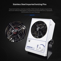 Ventilateur Ionisant Compact de Table Chine, Mini Souffleur Antistatique, Ioniseur ESD, Éliminateur Statique de Bureau, Inclinaison Réglable, CA