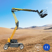 Plateforme élévatrice à flèche télescopique articulée hydraulique diesel mobile à vendre