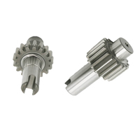 Machine à tailler les engrenages à surface dentée dure, module 4 dents, arbre d'engrenage hélicoïdal double 10-72 pour machines de logistique et d'entreposage