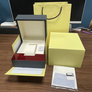 Luxury Single-Slot <b>Grey</b> Brand Watch <b>Box</b> Set Complete Watch Packaging with Gift Bag Card&Certificate Custom Logo Wooden <b>Box</b> - Product Image 1