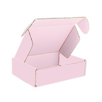 Échantillon gratuit Boîte aux lettres ondulée pliante personnalisée pour avion Impression de logo Emballage Boîte aux lettres en carton Boîte à chaussures