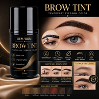 Gel teinté pour sourcils waterproof, vegan, marque privée, pour teinture et stylisation des sourcils