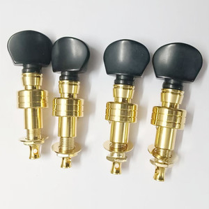 <span class=keywords><strong>Banjo</strong></span> điều chỉnh chốt Vàng 4 cái Bộ máy đầu với nút màu đen - Product Image 5