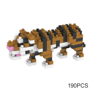 Jinying New DIY Wild Jungle Animal <b>Block</b> Toy Brick Wholesale <b>Building</b> <b>Block</b> Tigers Elephants Lions Animal Toys - Product Image 5