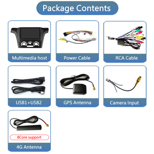 Cho Mitsubishi Outlander 2001 2005 xe đài phát thanh đa phương tiện Video Player Navigation không có 2 DIN DVD - Product Image 3