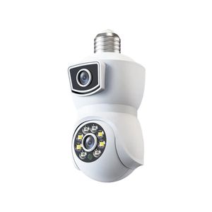 Caméra WiFi E9 à double objectif avec douille E27, vision nocturne couleur, application SuLink, surveillance de sécurité intérieure pour la maison - Product Image 3