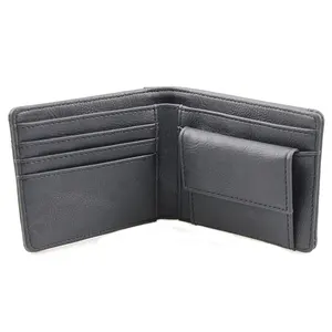 custom color wallet men manufacturer wallet supplier BSCI factory PU leather for man wallet