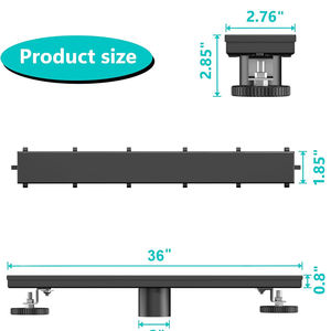 Cubierta de Drenaje <span class=keywords><strong>Lineal</strong></span> para Ducha de Acero Inoxidable, Inserto para Canal, Atrapa Pelos para Baño, Más Vendido - Product Image 4