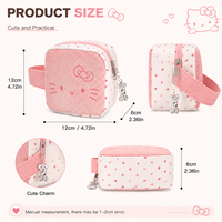 Sac bandoulière mini en velours côtelé personnalisé pour femme, sac à bandoulière mignon à motif de dessin animé, petite pochette cosmétique avec sangle réglable OEM ODM