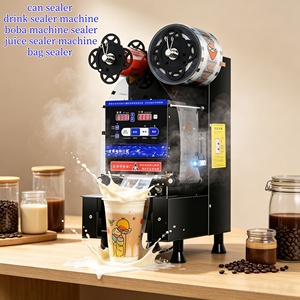 Machine à sceller les boîtes robuste avec scelleuse à bande continue, scelleuse thermique et équipement d'emballage - Product Image 1