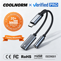Adaptateur transfrontalier Type-C pour écouteurs, charge 60W, câble répartiteur convertisseur deux-en-un universel pour téléphones portables et tablettes, modèle A11