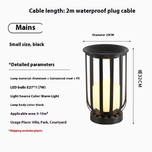 Wasserdichte Rasen leuchten im Freien Solar Garten leuchten Villa Garten Innenhof Landschafts licht Pergola Lichter Ip65 Boden Garten lampen - Product Image 5