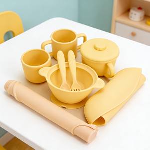 Juego <span class=keywords><strong>de</strong></span> Vajilla Reutilizable <span class=keywords><strong>para</strong></span> Niños al por Mayor, Caja <span class=keywords><strong>de</strong></span> Regalo <span class=keywords><strong>para</strong></span> Bebés que Incluye Plato y Babero <span class=keywords><strong>de</strong></span> Silicona con Succión <span class=keywords><strong>para</strong></span> Productos Infantiles - Product Image 3