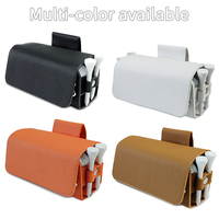 Sac de golf portable en cuir PU souple CRESTGOLF, sac de ceinture pour balles de golf, sac de ceinture pour accessoires de golf