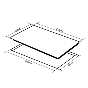 Tùy chỉnh nhà sản xuất hộ gia đình nhà bếp được xây dựng trong đa chức năng hồng ngoại nồi 5 Burner tấm đung cảm ứng HOB - Product Image 3