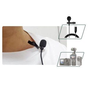 Micrófono Lavalier Tipo-C, Accesorio de Micrófono de Solapa para <span class=keywords><strong>DJI</strong></span> Pocket 3 / Action 6 5 4 3 2, Micrófono de Grabación Externo para Vlog y Entrevistas - Product Image 1
