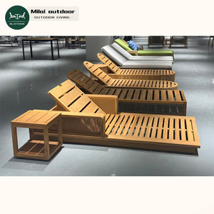 Chaise longue en teck moderne et minimaliste pour l'extérieur, directement <span class=keywords><strong>de</strong></span> l'usine, pour la piscine, la plage, le <span class=keywords><strong>bain</strong></span> <span class=keywords><strong>de</strong></span> <span class=keywords><strong>soleil</strong></span> ou le lit <span class=keywords><strong>de</strong></span> bronzage - Product Image 5