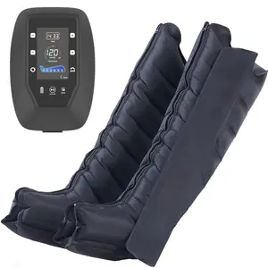 6 Chamber 5200mah Blood Circulation Therapy System Sports Recovery Massage Machine Leg Massager Air Compression Boots
