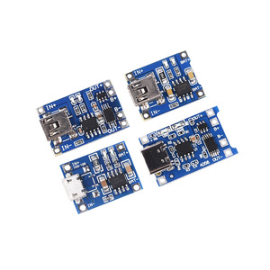 Placa de Carga <span class=keywords><strong>TP4056</strong></span> para Baterías de Litio 18650, 3.7V 3.6V 4.2V 1A, Módulos de Controlador de Energía con Protección Contra Sobrecarga y Sobredescarga - Product Image 1