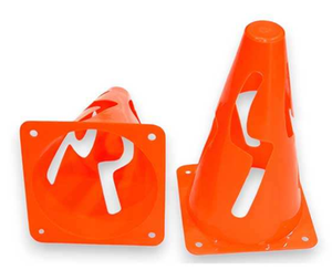 Conos de señalización en forma de S de PE, conos de entrenamiento de agilidad duraderos para fútbol, entrenamiento deportivo, ejercicios de velocidad y práctica. - Product Image 2