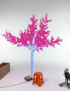 Đèn cây nhân tạo phát sáng hoa anh đào Cây mận đường phố vườn nhà cảnh quan đèn sáng tạo trang trí cây - Product Image 2