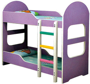 Muebles populares para jardín de infantes, camas para dormitorio de niños, litera de madera con marco mental con escritorio para niños y armario para dormitorio - Product Image 5