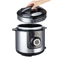 Panci Presto Multifungsi 6-in-1 Aluminium Alloy Grosir Pabrik, Kontrol Satu Tombol Mudah, Listrik Rumah Tangga CB