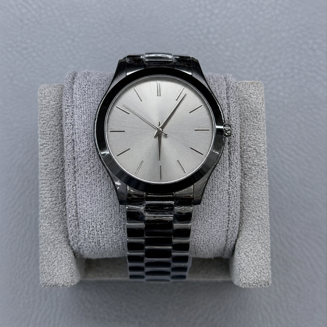 Men High Quality Classic Watches Stainless Steel Waterproof Business Office Dress Wristwatch for Gentlemen