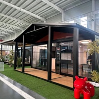 Maison Conteneur Moderne de Luxe Extensible Toit en Pente Préfabriquée Modulaire Chambre Maison Pliable Fabriquée à Partir de Conteneurs Maison Pliable