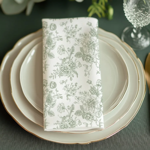 Serviettes en tissu polyester pour <span class=keywords><strong>mariage</strong></span> printanier, bar, restaurant, dîner de <span class=keywords><strong>mariage</strong></span>, serviettes en tissu imprimées de fleurs, torchons de cuisine - Product Image 3