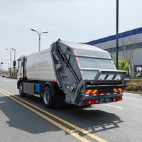 Camion compacteur de déchets électrique Howo 12 m³ avec batterie LFP 247 kWh, autonomie 300 km, pour la collecte des déchets urbains et l'assainissement municipal, à vendre