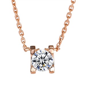 Queensun VS1 de IGI 18K 1CT 1.5ct 2ct của phụ nữ Vòng cổ phòng thí nghiệm phát triển kim cương mặt dây chuyền vòng cổ đầu bò phong cách vòng cổ - Product Image 6