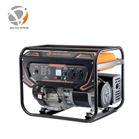 Générateur à gaz BT-7500G11 220V 380V 5KW Démarrage à distance Refroidissement par air 4 temps Réservoir de carburant 25L Silencieux Alternateur 100% cuivre