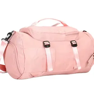 Neue Mode große Kapazität rosa Seesack Fitnessbeutel Herren Damen wasserdichte Sport-Reisetasche kleine Seesack versandfertig