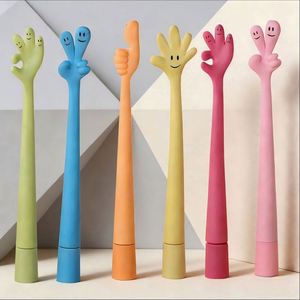 Creative Finger Kawaii Gel <b>Pens</b> Wholesale Promotional Cheap Advertising Signature <b>Pens</b> High Quality Custom <b>Pen</b> for Events Gifts - Product Image 4