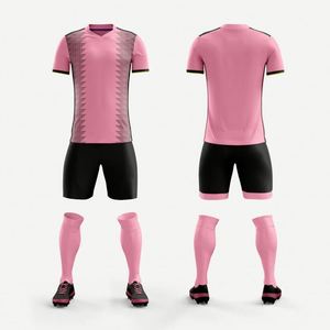 Conjunto de Camiseta de Fútbol Retro Personalizada - Ropa Deportiva de Poliéster para Entrenamiento - Product Image 4