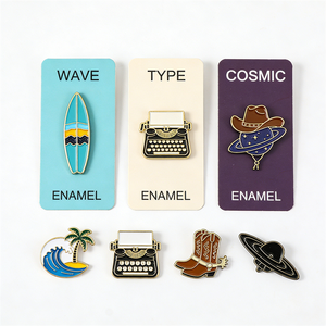 Offres Spéciales Nouveau Design Cadeau Promotionnel <span class=keywords><strong>Vente</strong></span> <span class=keywords><strong>en</strong></span> Gros Épingles à Chapeau Mignonnes Broches Émaillées - Product Image 4